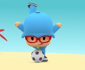 Pocoyo y el balón